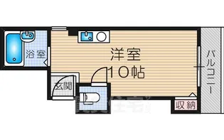 シャルム十三(十三東)【4階】の間取り