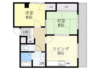 メゾンブランシュ【2階】の間取り