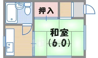 笠屋ハイツ【2階】の間取り