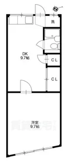 大箇ハイツ【2階】の間取り