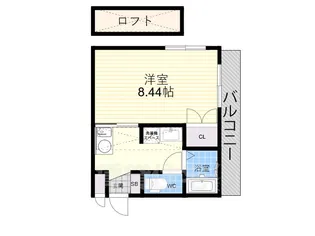 ベルファーム甲子園【3階】の間取り
