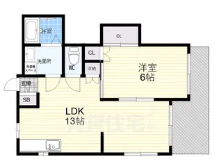 河内メゾン【1階】の間取り