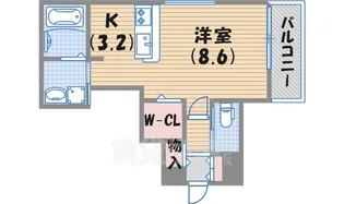 ブルーリーフ2【2階】の間取り