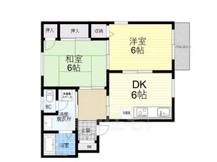 チェリーハイツ【2階】の間取り