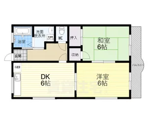 メゾン宮西2【1階】の間取り