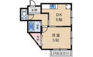 ビオトープ宝津【1階】の間取り