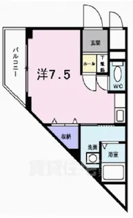 ヴィラ甲東園【2階】の間取り