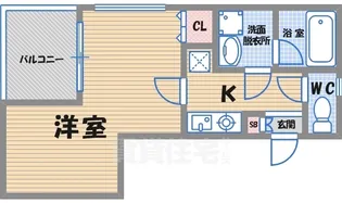 フレンズK【1階】の間取り