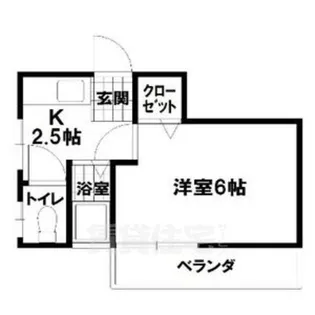 メロディ甲子園【4階】の間取り