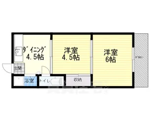 山本ハイツ【1階】の間取り