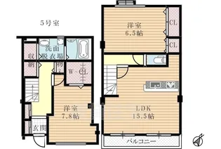 YUSEI RESIDENCE 甲子園【1階】の間取り