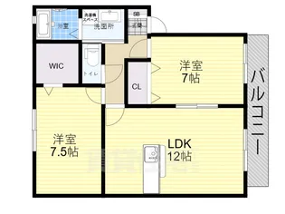 プランドールA棟【2階】の間取り