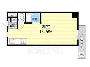 キングコーポラス2【1階】の間取り