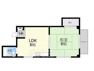 サニーハウス【3階】の間取り