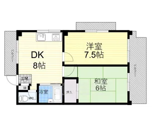 Blanc段上町【3階】の間取り