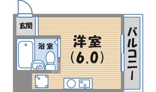 レジデンシア甲東園【3階】の間取り