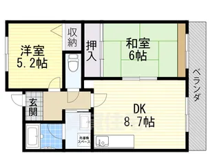 オークハウス【1階】の間取り