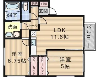 マナーズエム【1階】の間取り