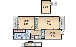 プレジール小野原【2階】の間取り