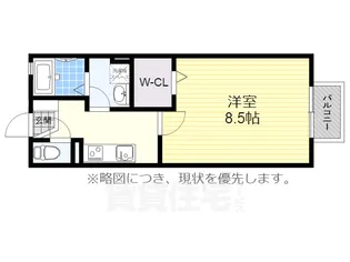 カーサフィオリーレ【1階】の間取り