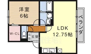 メゾン南山【2階】の間取り