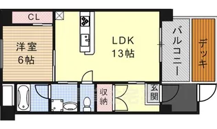 ファイブスター高田【1階】の間取り