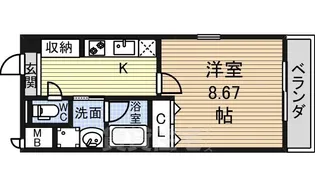 ジオステージ東山【3階】の間取り
