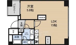 Manoir nakata【7階】の間取り
