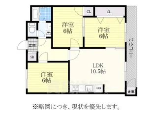 BELL GRAY K.I.【3階】の間取り