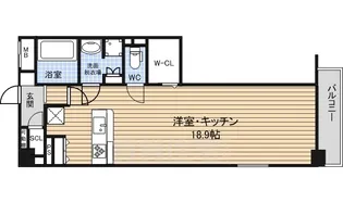 ロイヤルパークス千種【5階】の間取り