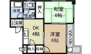 神喜ビル【3階】の間取り