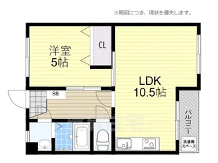 田村マンション【1階】の間取り
