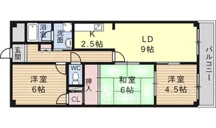パルテール セツヨウ【3階】の間取り