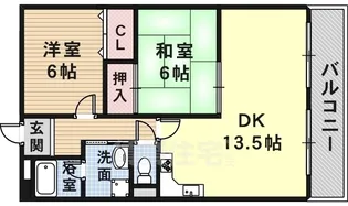ハイツユニゾン【3階】の間取り