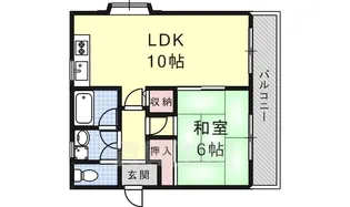 ベルデュール伊丹【3階】の間取り