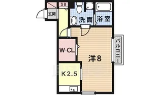 リバブル南町【2階】の間取り