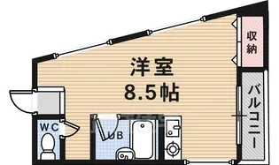 さくらビル昆陽池【3階】の間取り