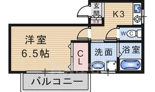 メゾンジュネス【2階】の間取り
