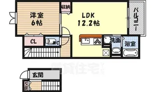 セントーレア【3階】の間取り