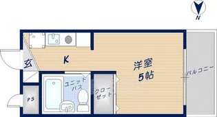 1Kの間取り画像
