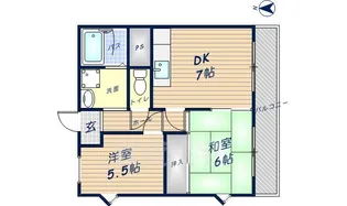コーポ旭【2階】の間取り