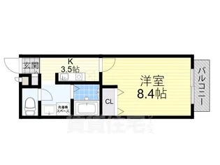 大阪府東大阪市松原1丁目【アパート】の間取り