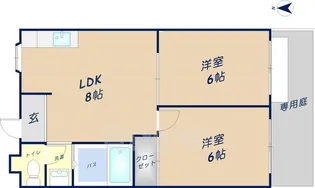 セイキハイツ【1階】の間取り