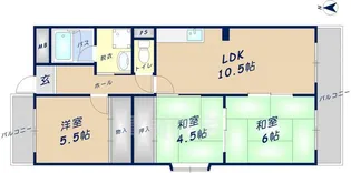 3LDKの間取り画像