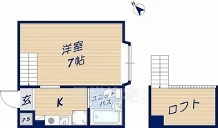 1Kの間取り画像