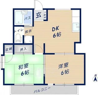 マツラハイツ【2階】の間取り