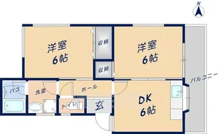 センチュリーハイツ【2階】の間取り