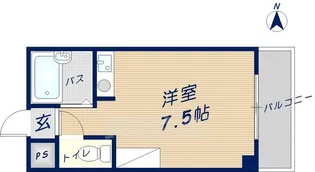 シーウエストコート【2階】の間取り