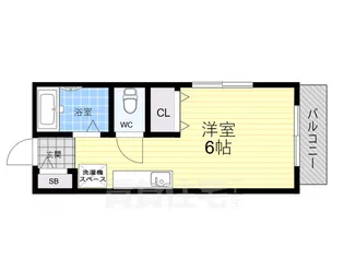 レンタルハウス深津2【2階】の間取り