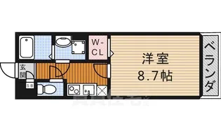 ドルフしらかね【1階】の間取り